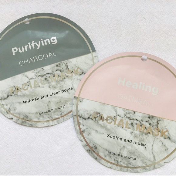 2pc Purifying & healing glow face skin sheet mask - Picture 2 of 3